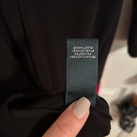 {RALPH LAUREN} Red and Black long sleeve dress - Picture 5 of 6